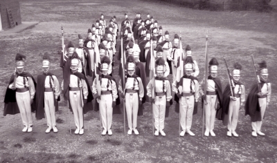 De La Salle wearing white uniforms for the first time (South side of school, June, 1960)
Photo by Don Daber
Keywords: 1960