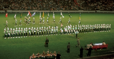 Toronto Optimists (Nationals, Varsity Stadium, Toronto, 1965)
Photo by Don Daber
Keywords: 1965