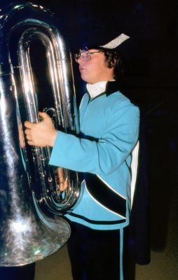Contrabass player from Oakland Crusaders (1978)
Photo by Eric McConachie
Keywords: 1978