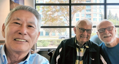 L-R: Jeff Shimotakahara, Bill Holloway and Bob Carell (September 2026)
Photo by Jeff Shimotakahara
Keywords: 2026