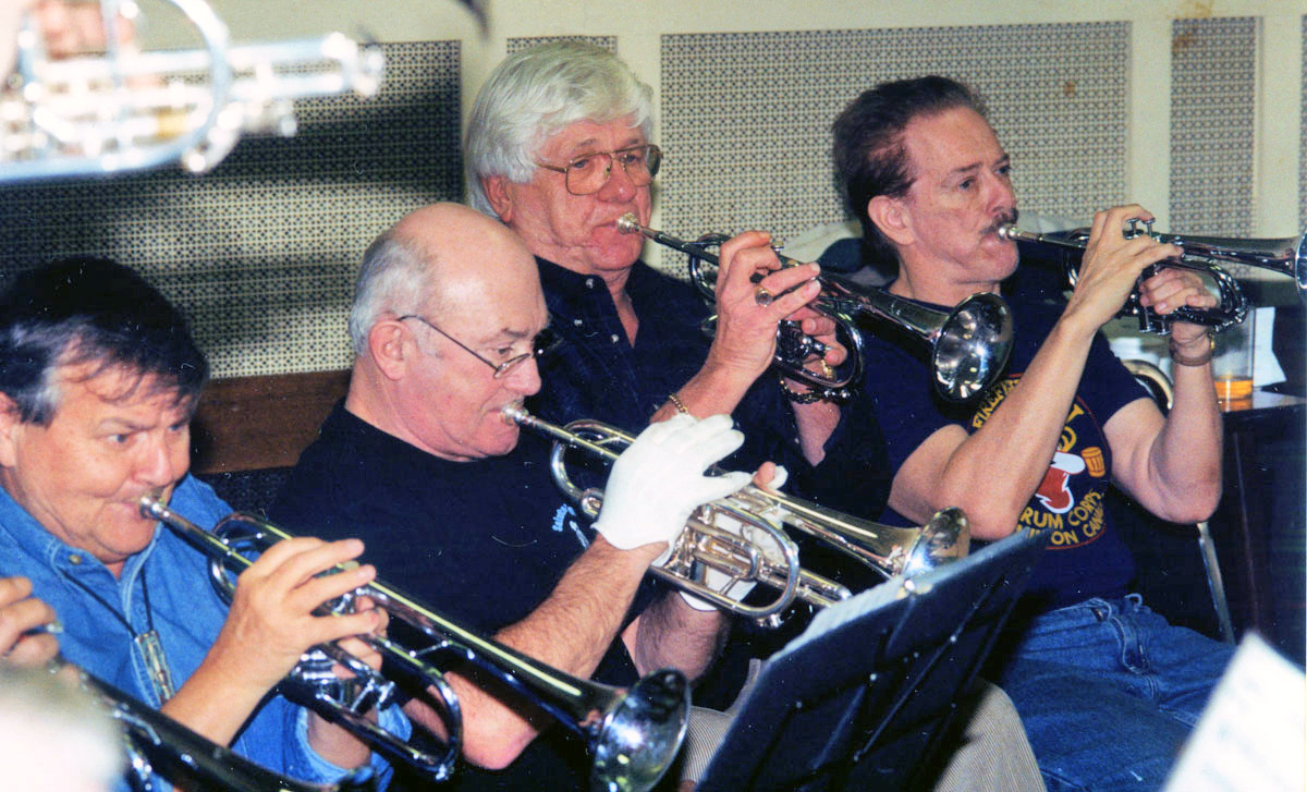 Optimists Alumni rehearsing (January, 2003)