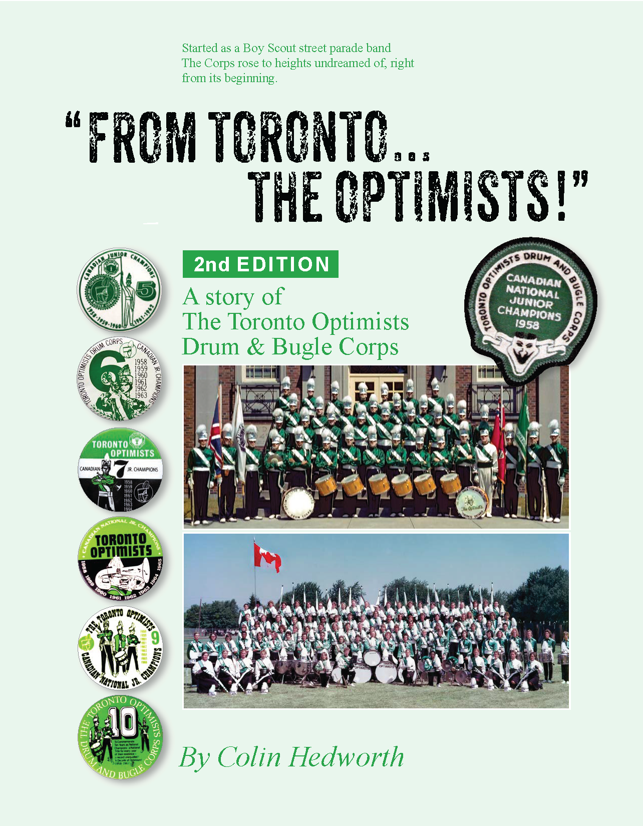 Graphic for: Colin Hedworth 's book on the History of the Optimists