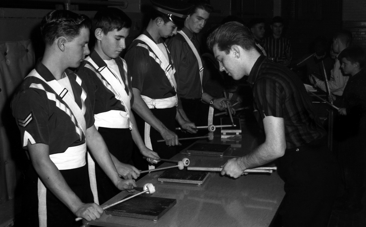 Ronn 'Skip' Prokop instructing the Bantams (1963)