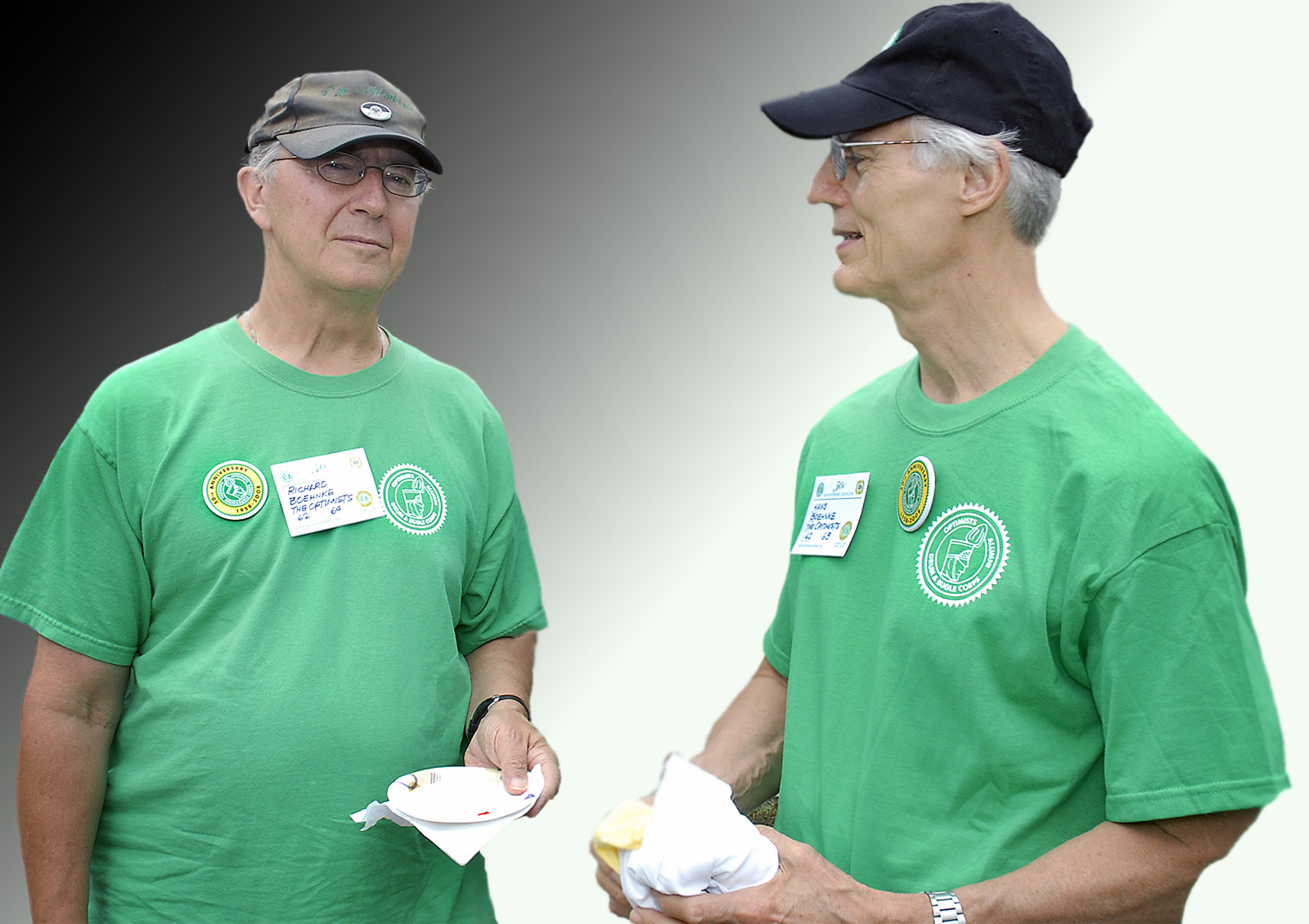 Photo of Hans and Richard Boehnke in 2008